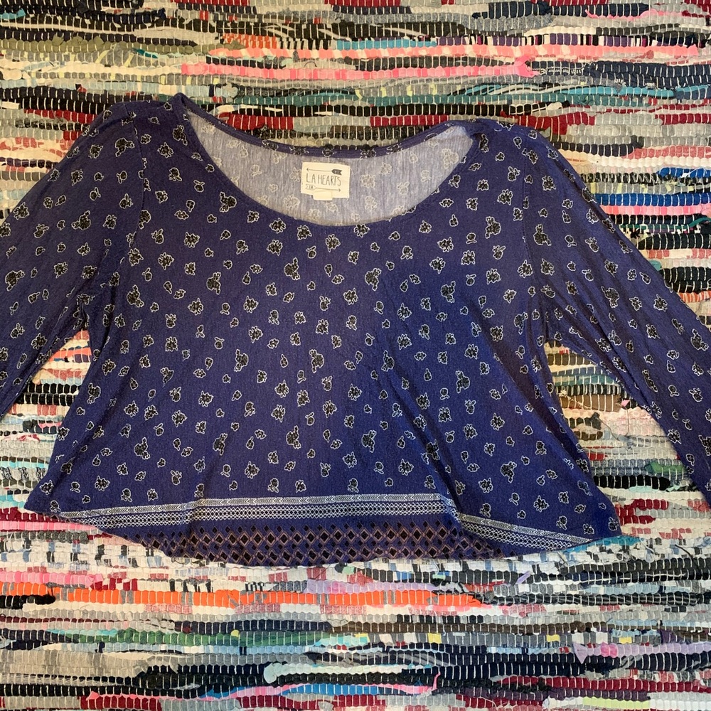 long sleeve mid length top